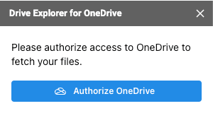 drive explorer for onedrive - listing onedrive files on a google sheet