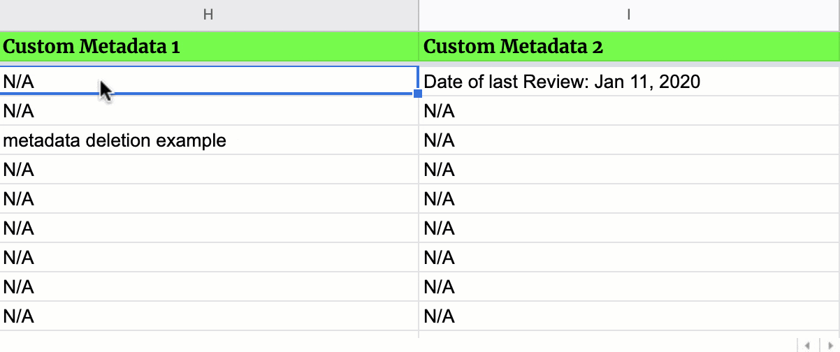 Bulk renaming Google Drive files from Google Sheets